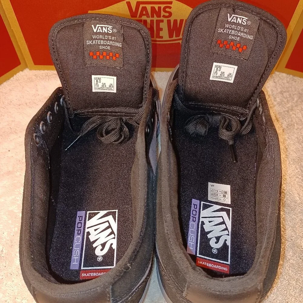 Vans Men's 7/Women's 8.5 Chukka Low Denim Black Pewter VN0A4BX47IW